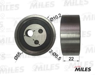 Натяжной ролик ремня ГРМ MILES AG02015
