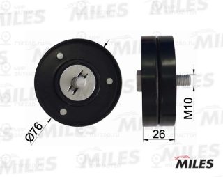 Паразитный / ведущий ролик поликлинового ремня MILES AG03120