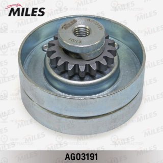 Натяжной ролик поликлинового ремня MILES AG03191