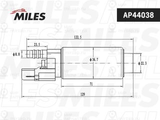 Топливный насос MILES AP44038