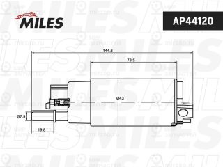Топливный насос MILES AP44120