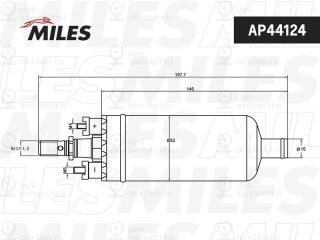 Топливный насос MILES AP44124