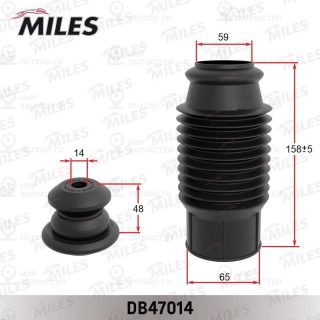 Пылезащитный комплект амортизатора MILES DB47014