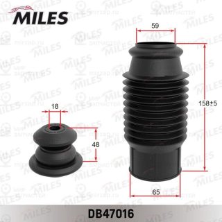 Пылезащитный комплект амортизатора MILES DB47016