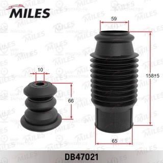 Пылезащитный комплект амортизатора MILES DB47021
