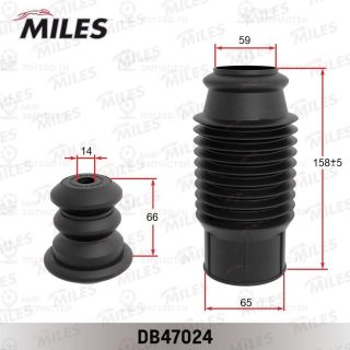 Пылезащитный комплект амортизатора MILES DB47024