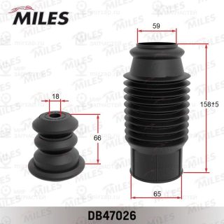 Пылезащитный комплект амортизатора MILES DB47026