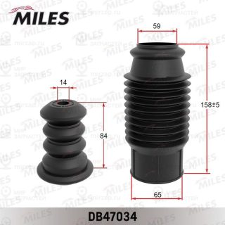 Пылезащитный комплект амортизатора MILES DB47034