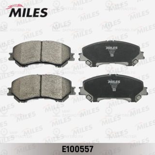 Комплект тормозных колодок (дисковый тормоз) MILES E100557