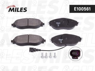 Комплект тормозных колодок (дисковый тормоз) MILES E100561