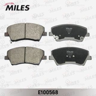 Комплект тормозных колодок (дисковый тормоз) MILES E100568