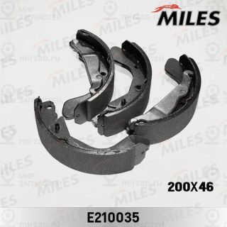 Комплект тормозных колодок MILES E210035