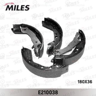 Комплект тормозных колодок MILES E210038