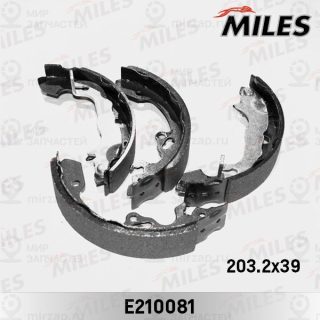 Комплект тормозных колодок MILES E210081