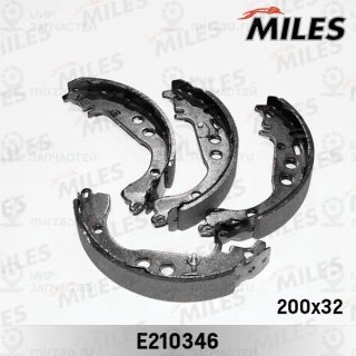 Комплект тормозных колодок MILES E210346