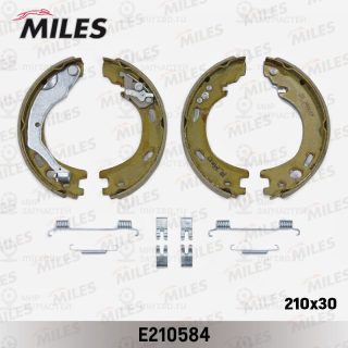 Комплект тормозных колодок стояночной системы MILES E210584