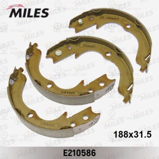 Комплект тормозных колодок стояночной системы MILES E210586