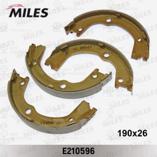 Комплект тормозных колодок стояночной системы MILES E210596