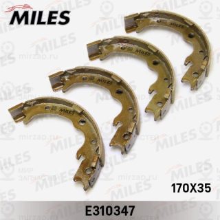 Комплект тормозных колодок стояночной системы MILES E310347
