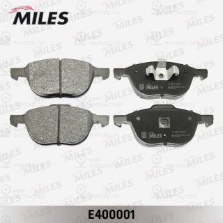 Комплект тормозных колодок (дисковый тормоз) MILES E400001