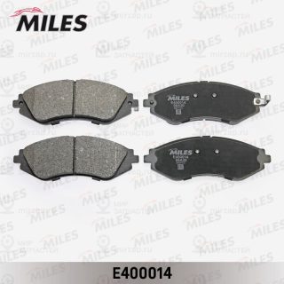 Комплект тормозных колодок (дисковый тормоз) MILES E400014