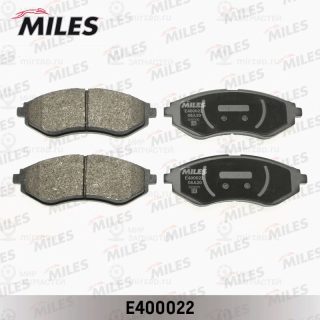 Комплект тормозных колодок (дисковый тормоз) MILES E400022