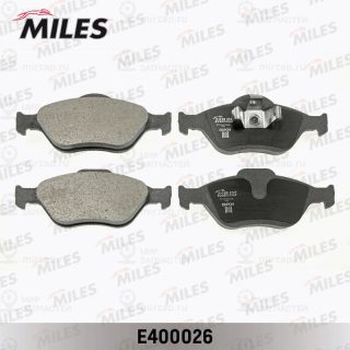 Комплект тормозных колодок (дисковый тормоз) MILES E400026