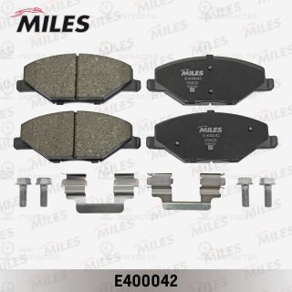 Комплект тормозных колодок (дисковый тормоз) MILES E400042
