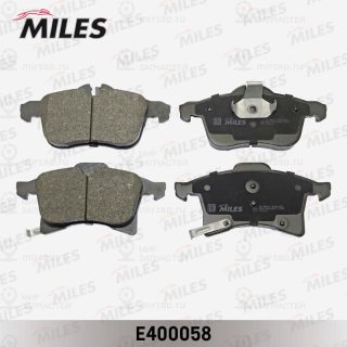 Комплект тормозных колодок (дисковый тормоз) MILES E400058