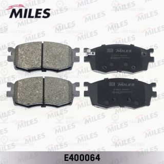 Комплект тормозных колодок (дисковый тормоз) MILES E400064