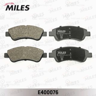 Комплект тормозных колодок (дисковый тормоз) MILES E400076