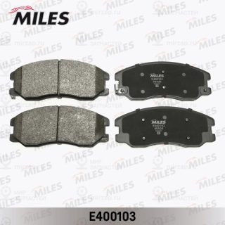 Комплект тормозных колодок (дисковый тормоз) MILES E400103