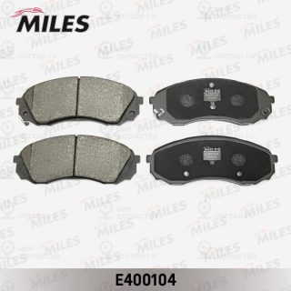 Комплект тормозных колодок (дисковый тормоз) MILES E400104