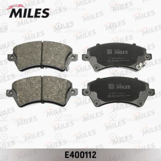 Комплект тормозных колодок (дисковый тормоз) MILES E400112