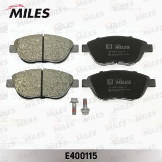 Комплект тормозных колодок (дисковый тормоз) MILES E400115