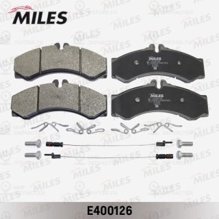 Комплект тормозных колодок (дисковый тормоз) MILES E400126