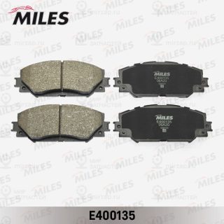 Комплект тормозных колодок (дисковый тормоз) MILES E400135