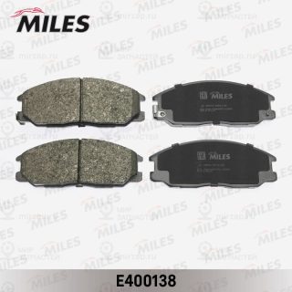 Комплект тормозных колодок (дисковый тормоз) MILES E400138