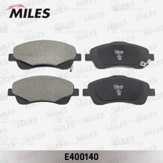 Комплект тормозных колодок (дисковый тормоз) MILES E400140