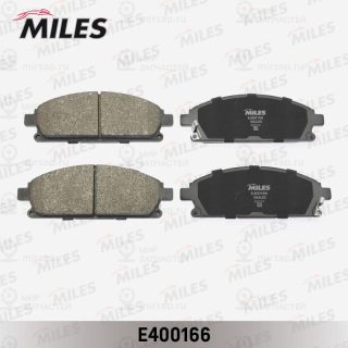 Комплект тормозных колодок (дисковый тормоз) MILES E400166