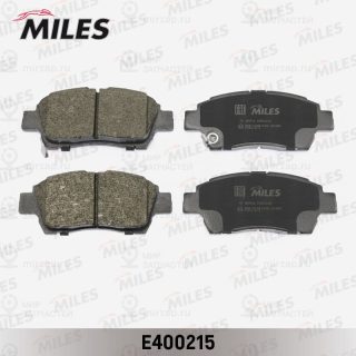 Комплект тормозных колодок (дисковый тормоз) MILES E400215