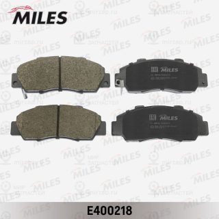 Комплект тормозных колодок (дисковый тормоз) MILES E400218