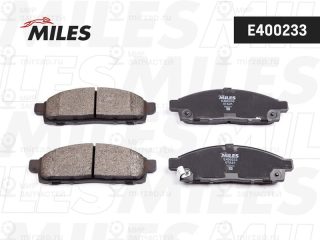 Комплект тормозных колодок (дисковый тормоз) MILES E400233