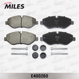 Комплект тормозных колодок (дисковый тормоз) MILES E400260