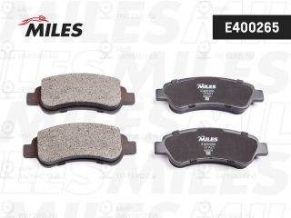 Комплект тормозных колодок (дисковый тормоз) MILES E400265
