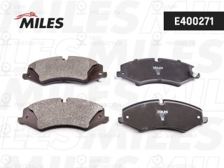 Комплект тормозных колодок (дисковый тормоз) MILES E400271