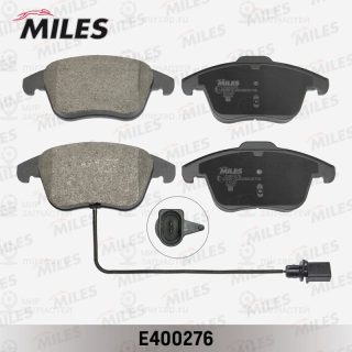 Комплект тормозных колодок (дисковый тормоз) MILES E400276