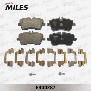 Комплект тормозных колодок (дисковый тормоз) MILES E400287