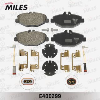 Комплект тормозных колодок (дисковый тормоз) MILES E400299