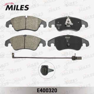 Комплект тормозных колодок (дисковый тормоз) MILES E400320